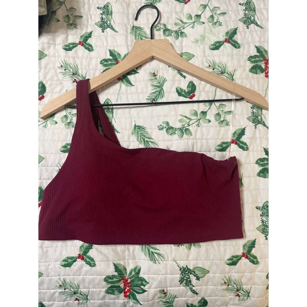 Lululemon Ribbed Nulu Asymmetrical Yoga Bra *Light Support size 12 - Picture 3 of 5